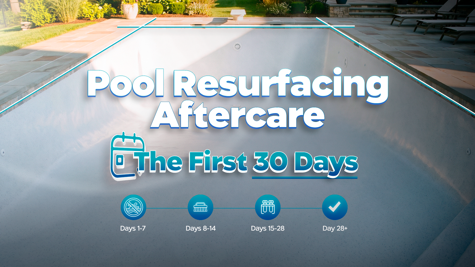 Pool Resurfacing Aftercare - What to Do in the First 30 Days