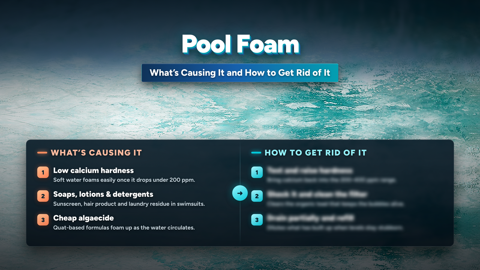Pool Foam - What's Causing It and How to Get Rid of It